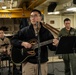 Nimitz Sailors Play Music During a Contemporary Christian Service