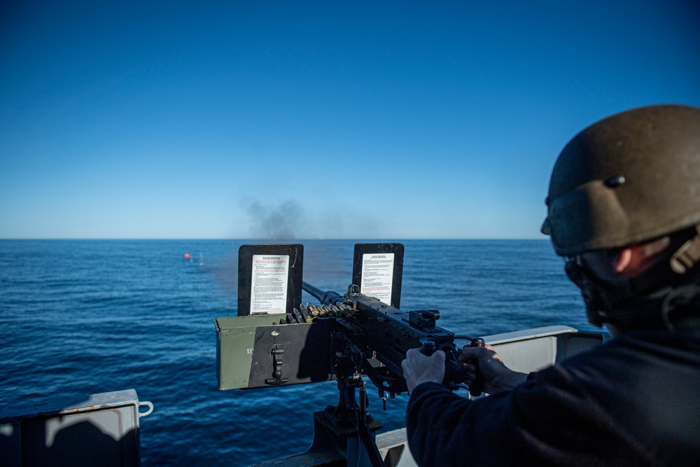 Nimitz Sailors Participate in Live-Fire Exercise