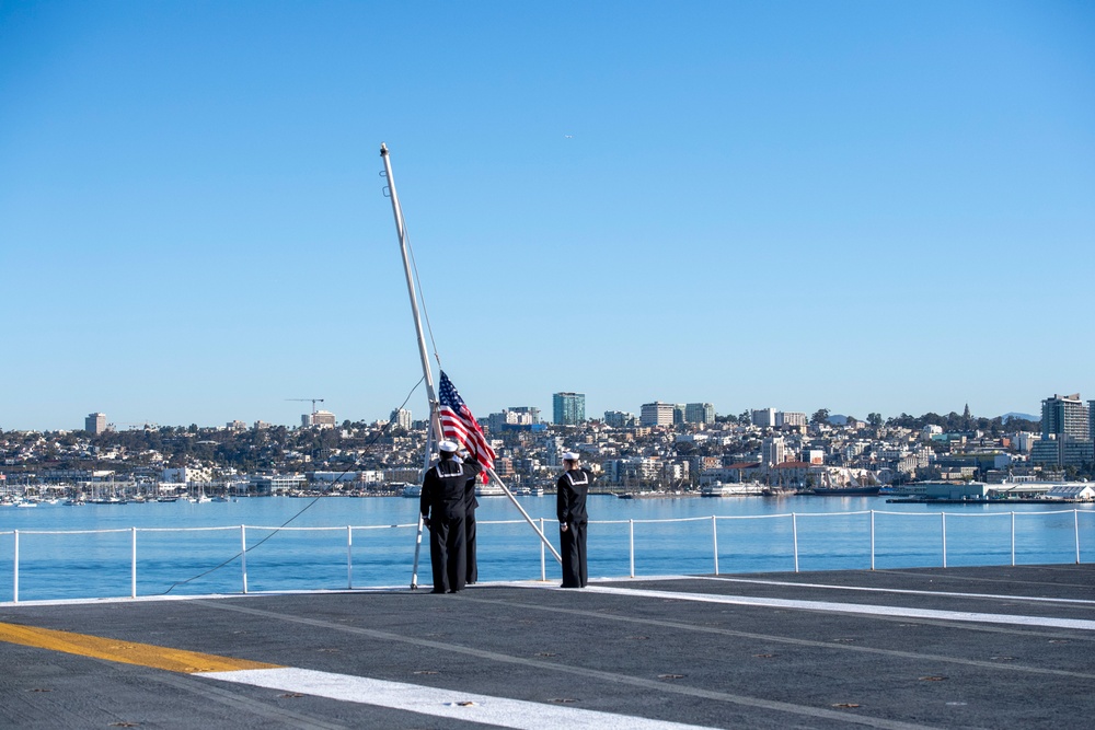 Nimitz Sailors Shift Colors