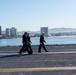 Nimitz Sailors Transit the Flight Deck