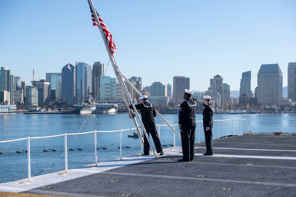 Nimitz Sailors Shift Colors