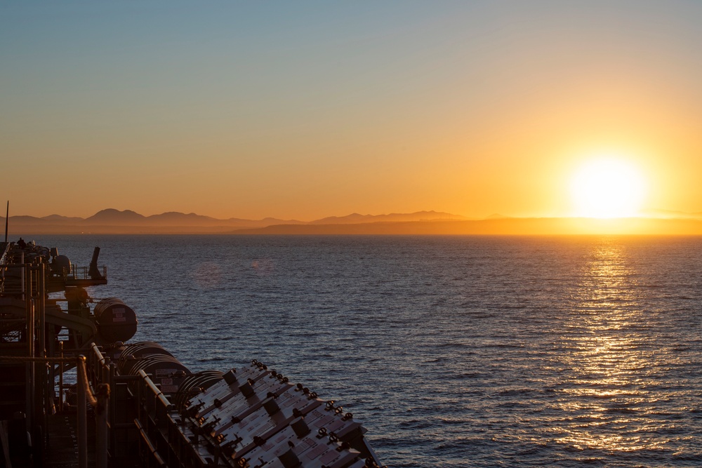 Nimitz Prepares to Pull Into San Diego