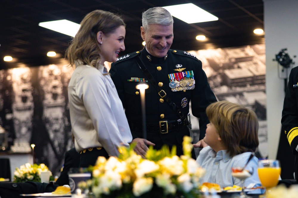 USS Harrisburg Ship Christening