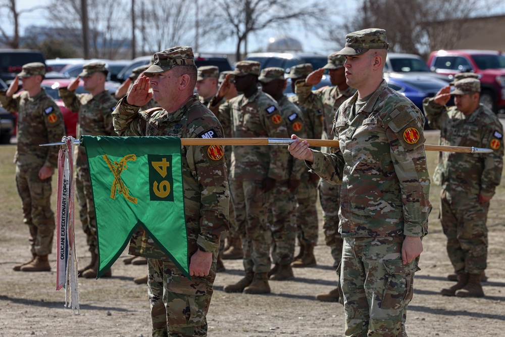 64th MP Co. Inactivation Ceremony