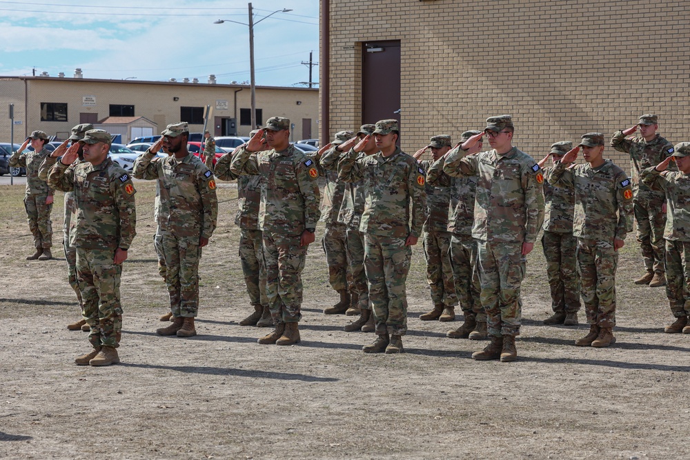 64th MP Co. Inactivation Ceremony