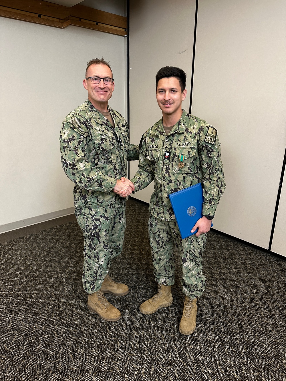 NAVFAC Pacific Awards NAVFAC Northwest Senior and Blue Jacket Sailors of the Year