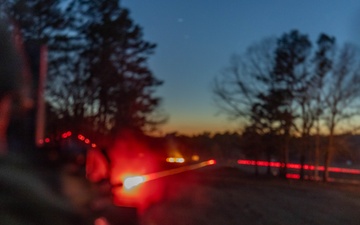 1-508th PIR conducts night weapons qualification during 1st Sgt. Funk DRE