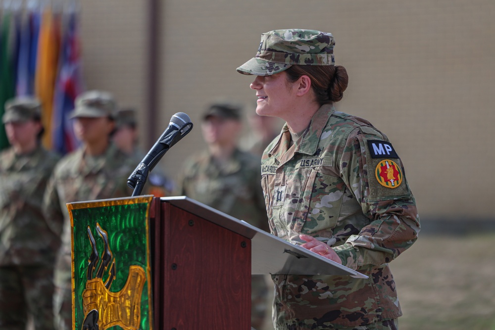 64th MP Co. Inactivation Ceremony