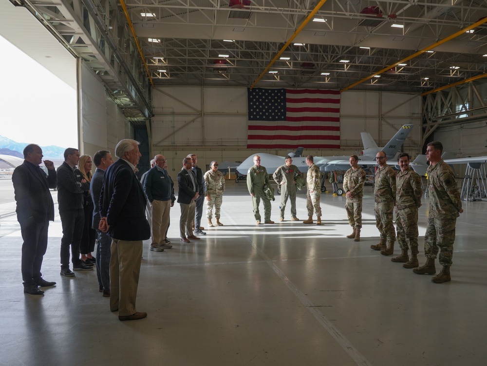 COMACC Commanders Group visits Creech AFB