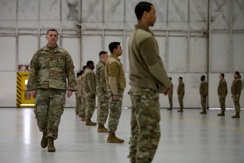 Joint Base Andrews conducts street cordon rehearsal for 60th Presidential Inauguration