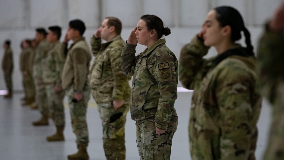 Joint Base Andrews conducts street cordon rehearsal for 60th Presidential Inauguration