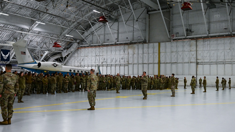 Joint Base Andrews conducts street cordon rehearsal for 60th Presidential Inauguration