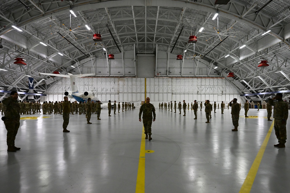 Joint Base Andrews conducts street cordon rehearsal for 60th Presidential Inauguration