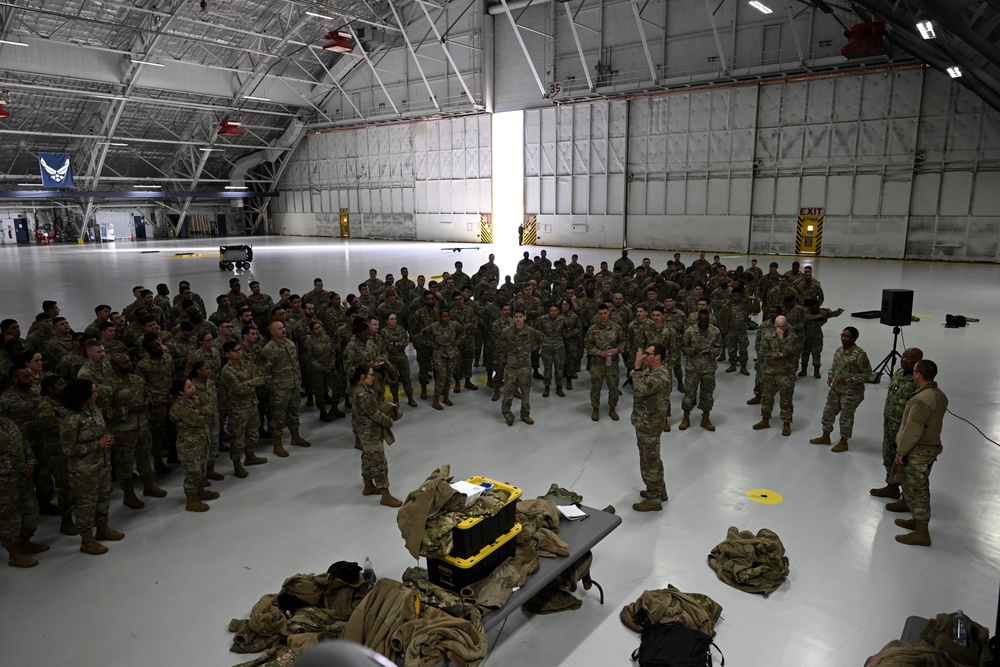 Joint Base Andrews conducts street cordon rehearsal for 60th Presidential Inauguration