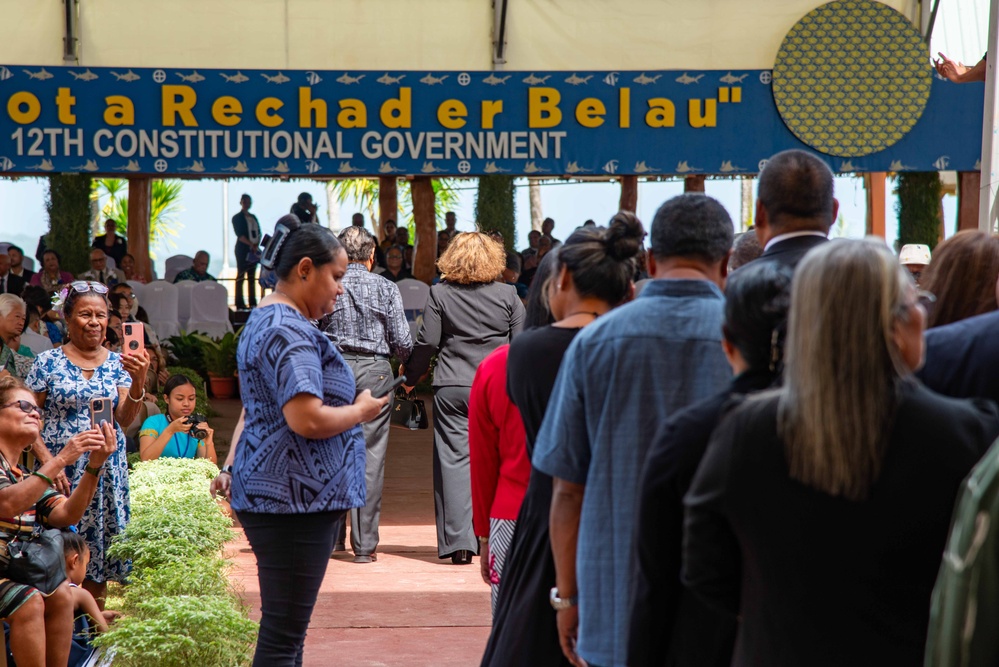 Military Leaders from Across the Pacific Attend the Inauguration of the 12th Constitutional Government of the Republic of Palau