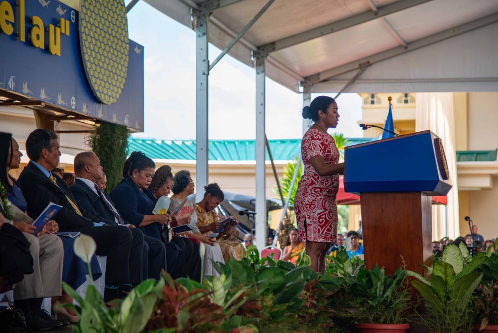 Military Leaders from Across the Pacific Attend the Inauguration of the 12th Constitutional Government of the Republic of Palau