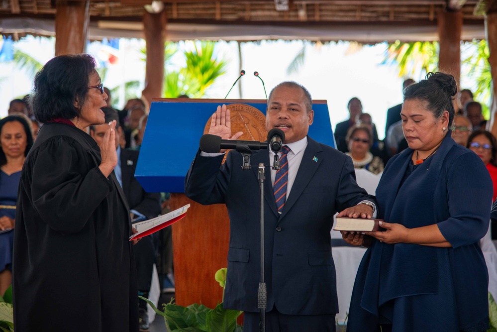 Military Leaders from Across the Pacific Attend the Inauguration of the 12th Constitutional Government of the Republic of Palau