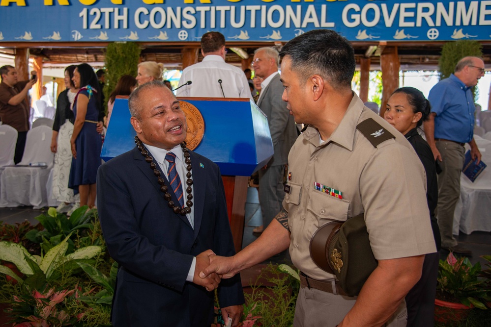 Military Leaders from Across the Pacific Attend the Inauguration of the 12th Constitutional Government of the Republic of Palau