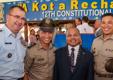 Military Leaders from Across the Pacific Attend the Inauguration of the 12th Constitutional Government of the Republic of Palau