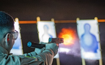 Weekly Live Fire Training Aboard USS America (LHA 6) Sharpens Sentry Watch Stander Marksmanship