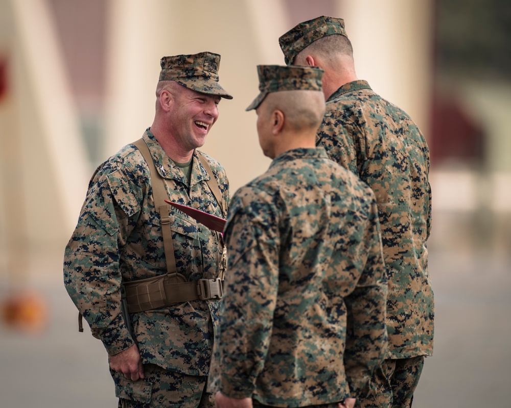 15th MEU Commanding Officer Relinquishes Command After Deployment