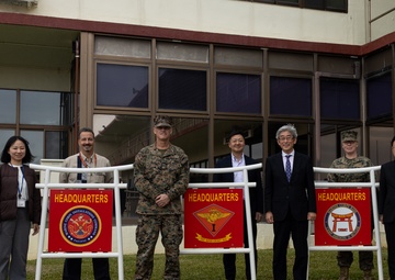 CAMP FOSTER, Okinawa – Maj. Gen. Brian N. Wolford, Marine Corps Installations Pacific commanding general hosted several senior leaders at Marine Corps Air Station Futenma, Ie Shima Training Facility.