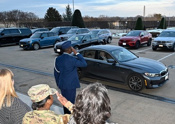 SecAF Kendall, USecAF Dalton clap out