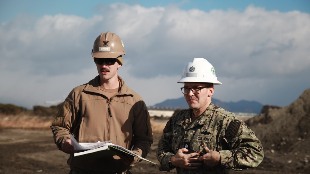 NMCB-3 Commanding Officer Visit at MCAS Iwakuni