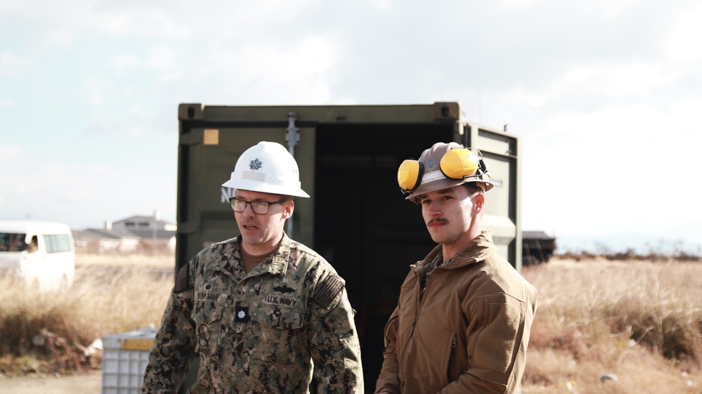 NMCB-3 Commanding Officer Visit at MCAS Iwakuni