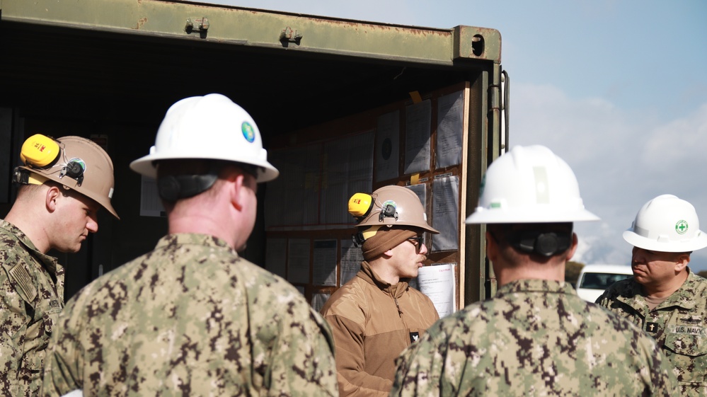 NMCB-3 Commanding Officer Visit at MCAS Iwakuni