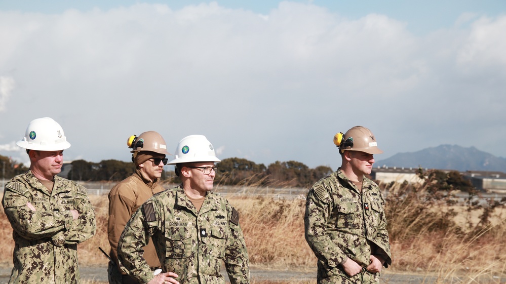 NMCB-3 Commanding Officer Visit at MCAS Iwakuni