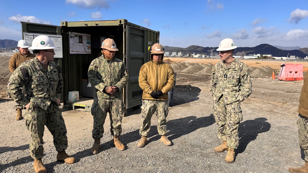 NMCB-3 Commanding Officer Visit at MCAS Iwakuni