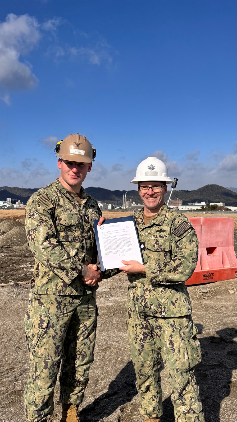 NMCB-3 Commanding Officer Visit at MCAS Iwakuni