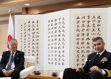 CFAO Commanding Officer Meets with Okinawa City Deputy Mayor