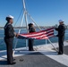 Nimitz Sailors Fold the Ensign