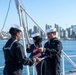 Nimitz Sailors Fold the Ensign