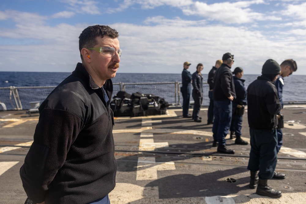 USS Preble (DDG 88) Small Arms Live-Fire Exercise