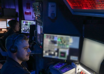 USS Princeton conducts routine operations as part of the Carl Vinson Carrier Strike Group