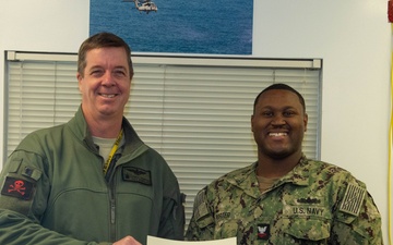 John C. Stennis Sailor is Awarded Warrior of the Week