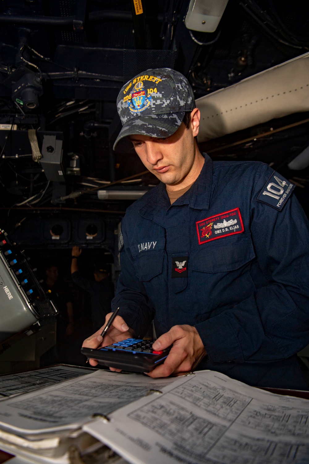 USS Sterett conducts routine operations as part of the Carl Vinson Carrier Strike Group