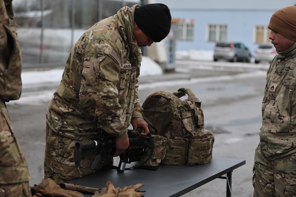 U.S. Army Soldiers Participate in the 107th Anniversary Parade of the Estonian Field Artillery Regiment