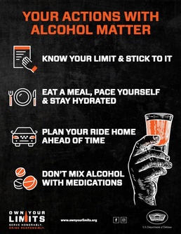 Own your limits – ASAP program reinforces responsible drinking