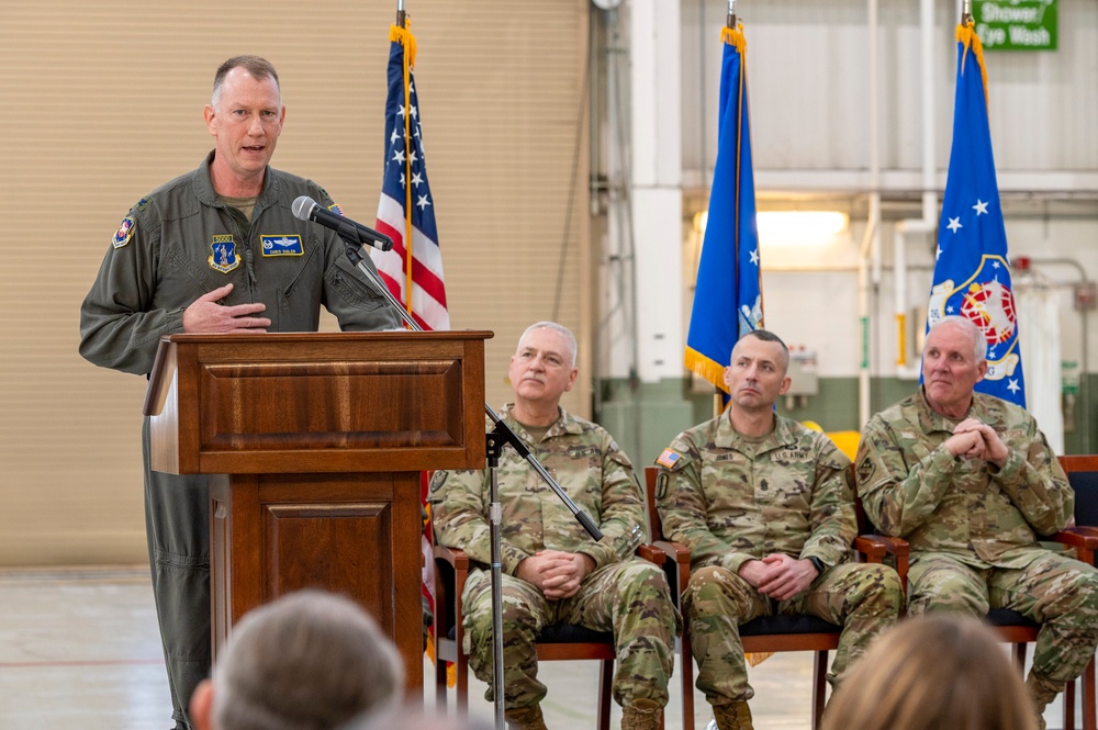 Change of command ceremony marks Sigler's transition to lead 167th Airlift Wing