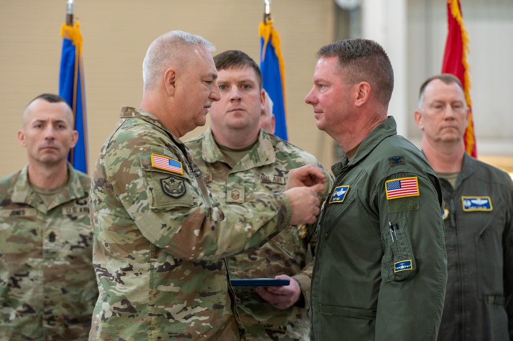 Change of command ceremony marks Sigler's transition to lead 167th Airlift Wing