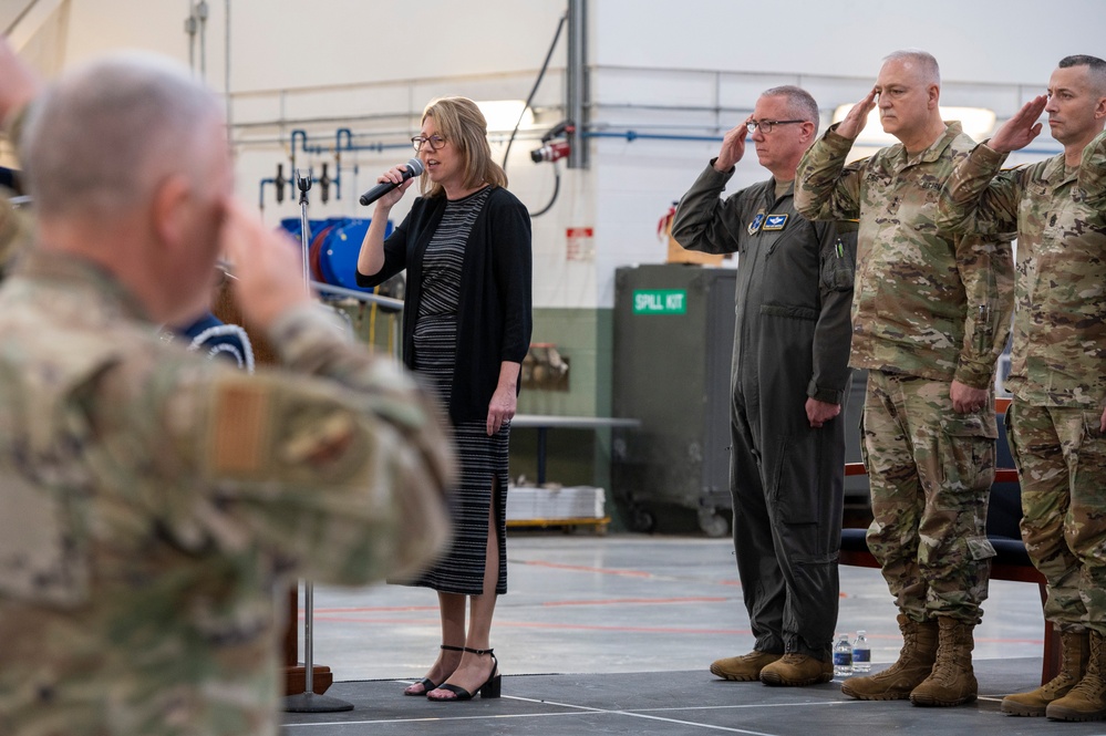 Change of command ceremony marks Sigler's transition to lead 167th Airlift Wing