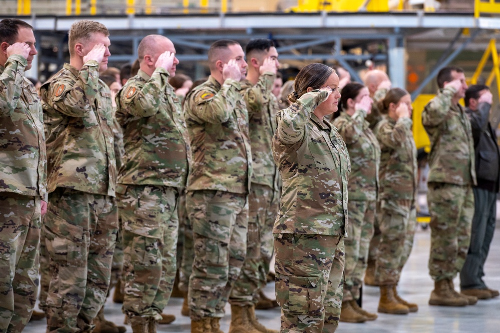 Change of command ceremony marks Sigler's transition to lead 167th Airlift Wing