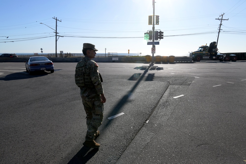 California Army National Guard Los Angeles wildfire response efforts