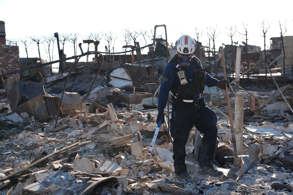 Search Efforts Contnue in Areas Impacted by the L.A. County Wildfires