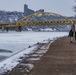 Inland navigation operations continues despite frozen Pittsburgh riverways