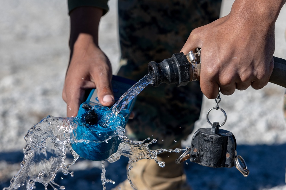 Marines purify water at EOTG